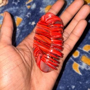 Red Statement Bracelet